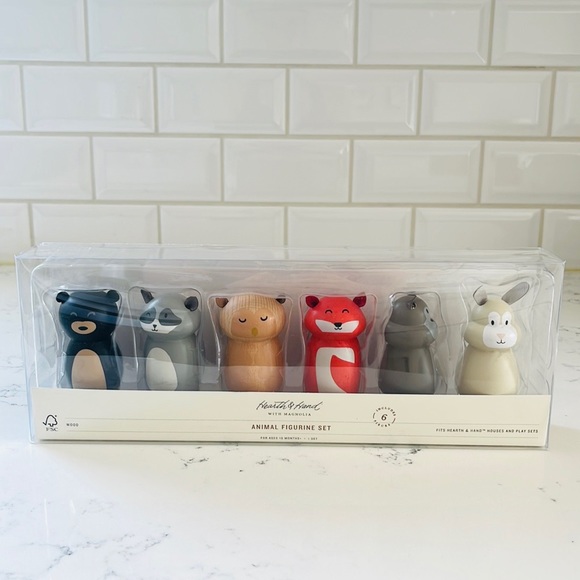 Hearth & Hand with Magnolia Toy Woodland Animal Figurine Set - Picture 5 of 15